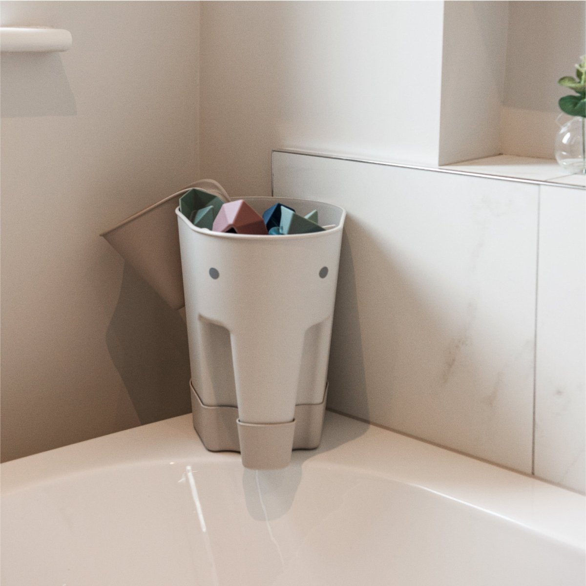 Ellie Bath Toy Drying Caddy - Grey