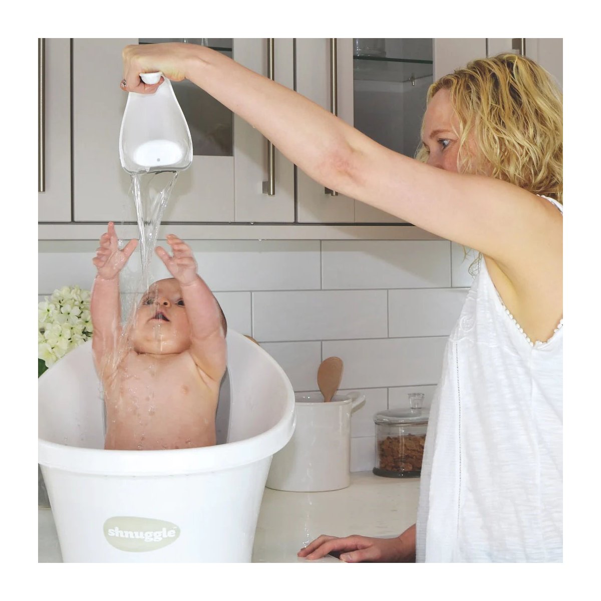 Washy Bath Jug - Pebble Grey