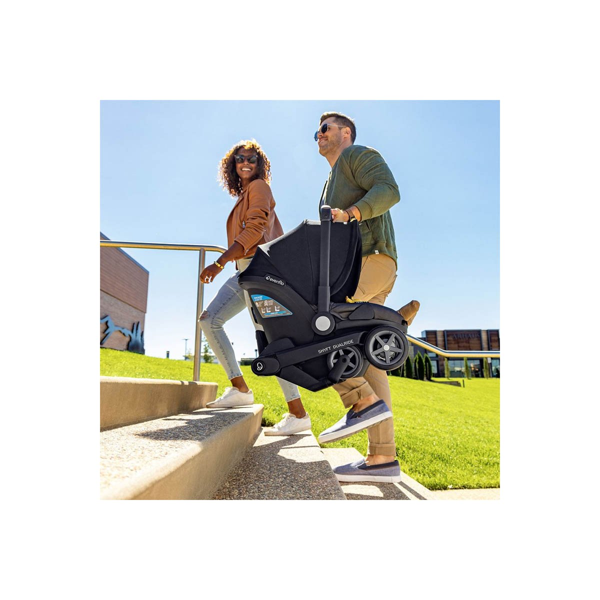 Shyft DualRide Infant Car Seat & Stroller Combo- Beaufort