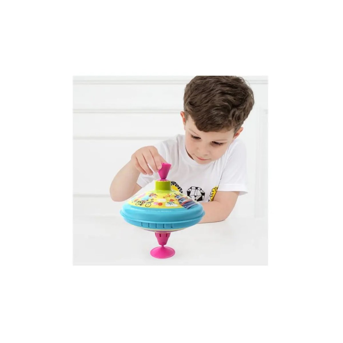 Spinning Tin Top Big Transport