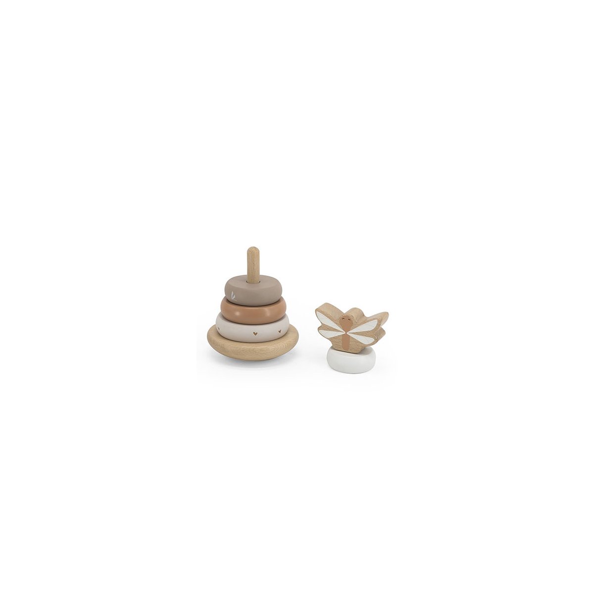 Stacking Rings Balance - Nougat