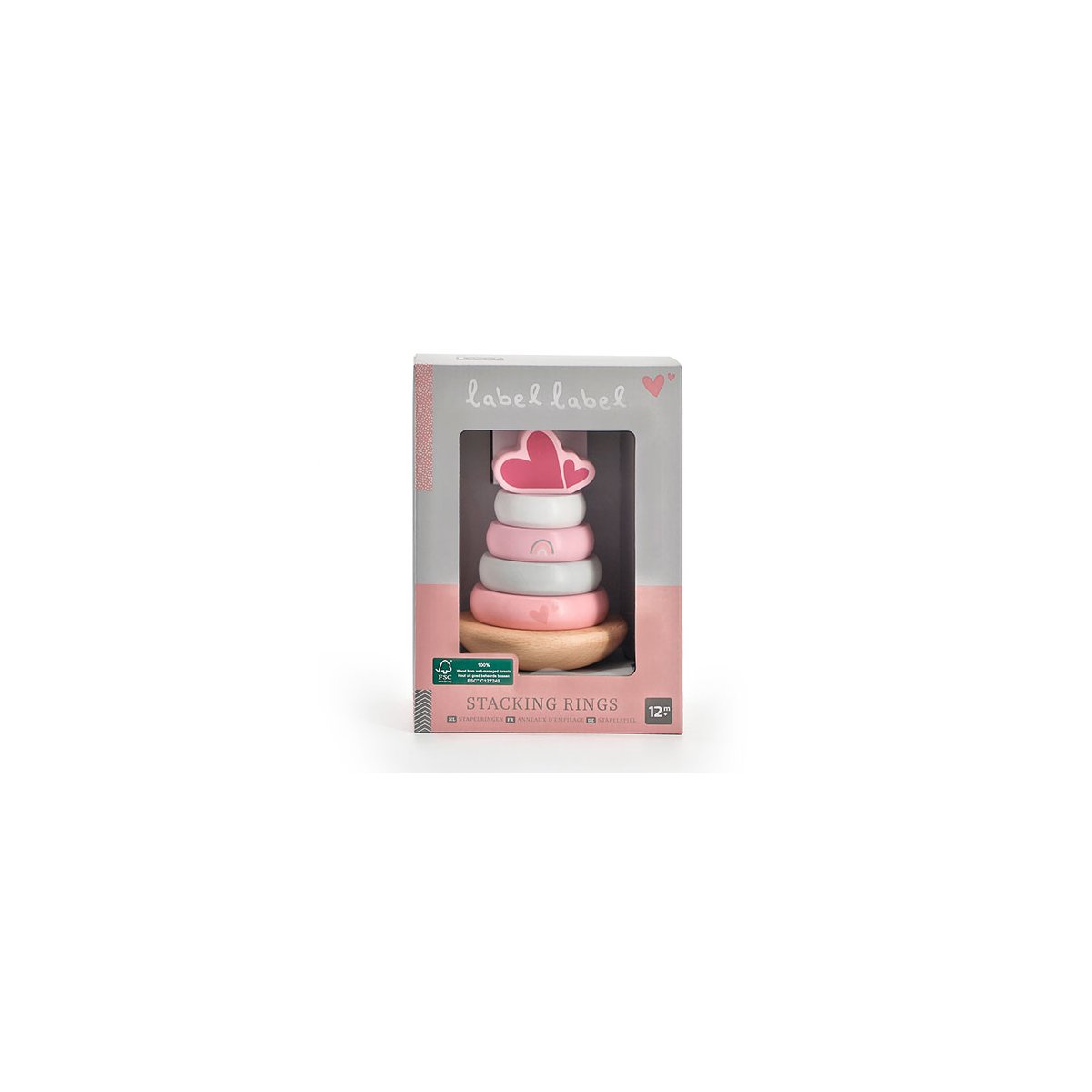 Stacking Rings Balance - Pink