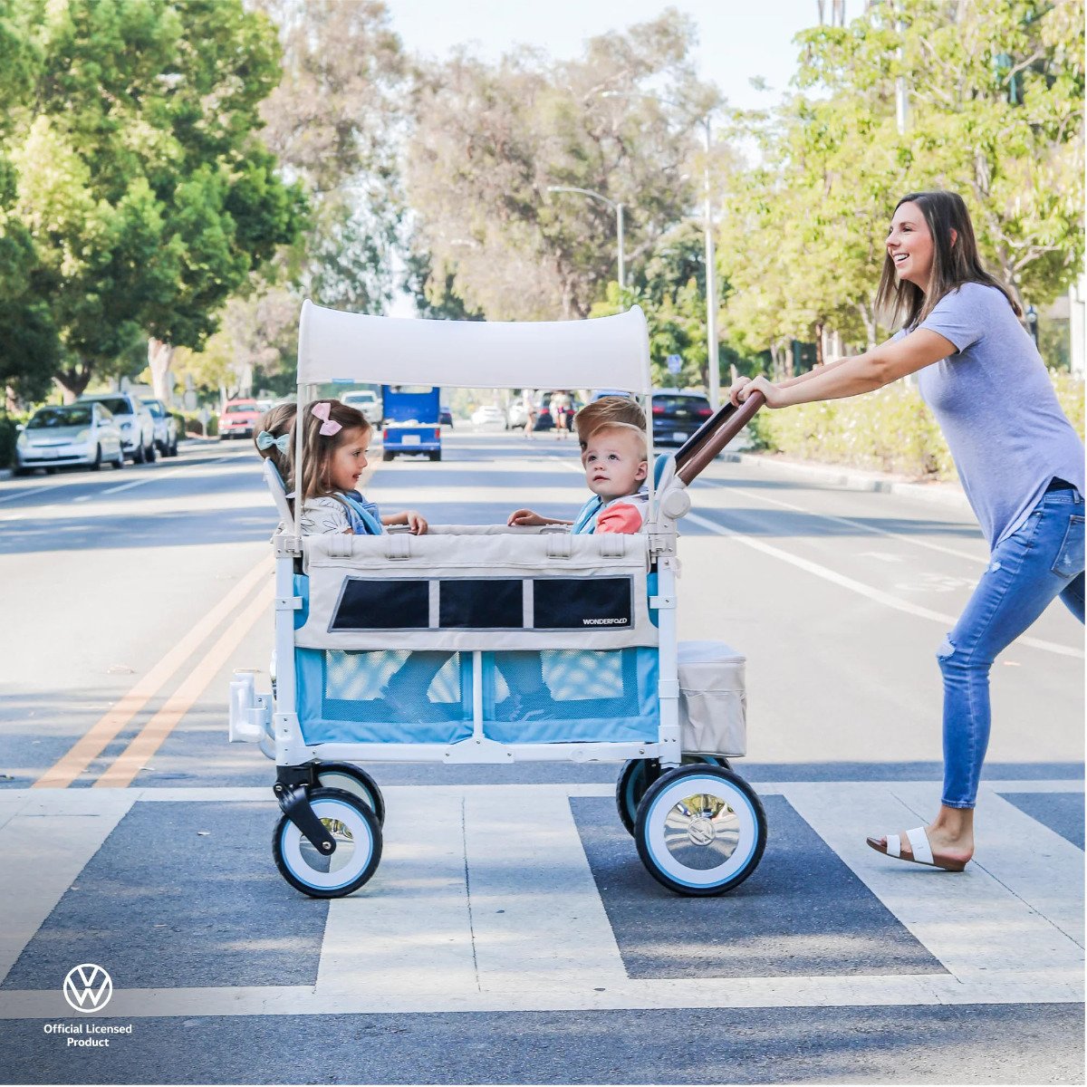VW Edition Quad Stroller - Bondi Blue