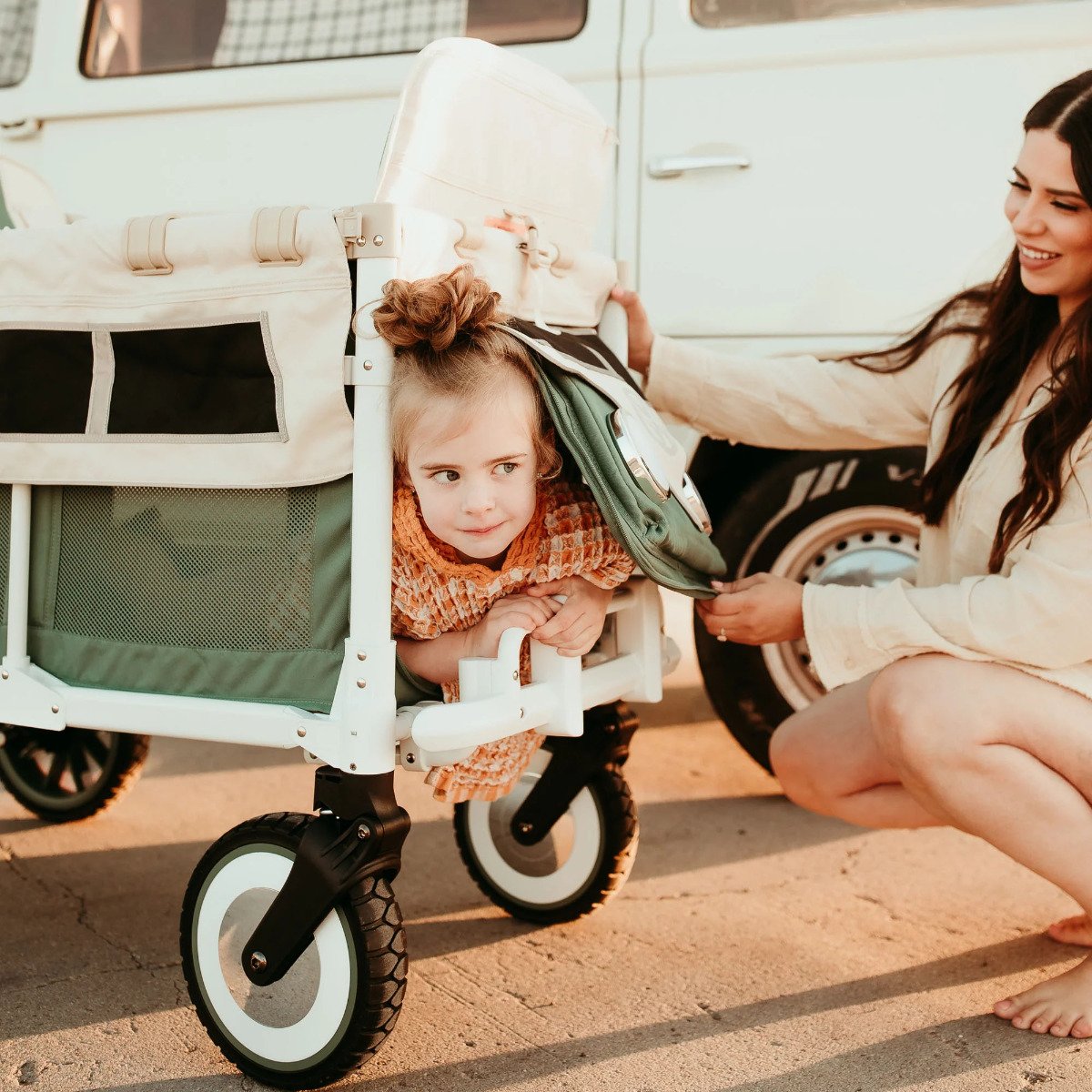 VW Edition Quad Stroller - Bondi Blue