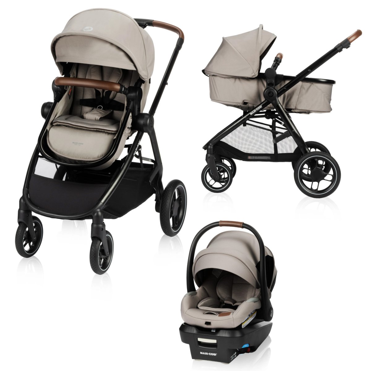Zelia Luxe 5-in-1 Modular Travel System - New Hope Tan