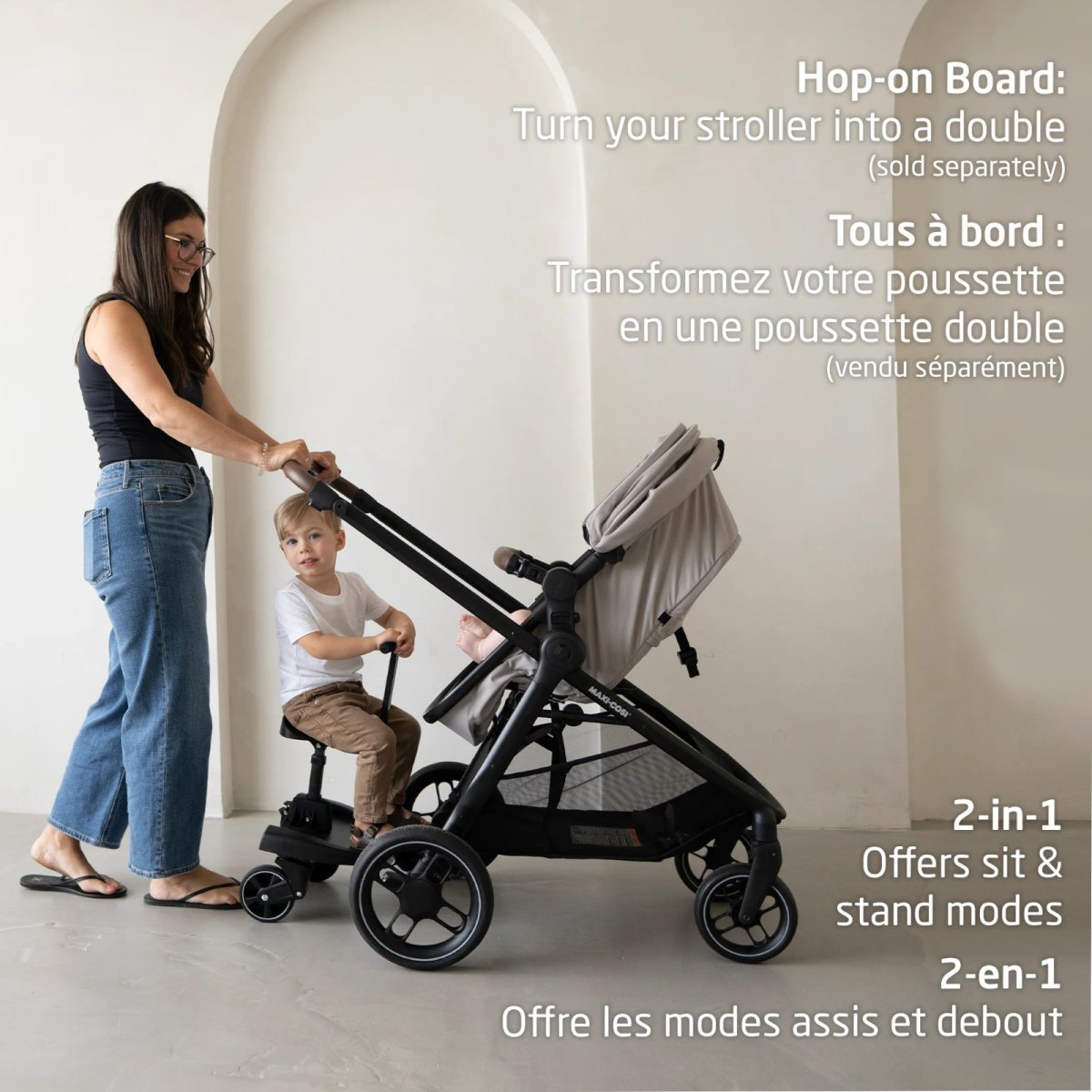 Zelia Luxe 5-in-1 Modular Travel System - Essential Green