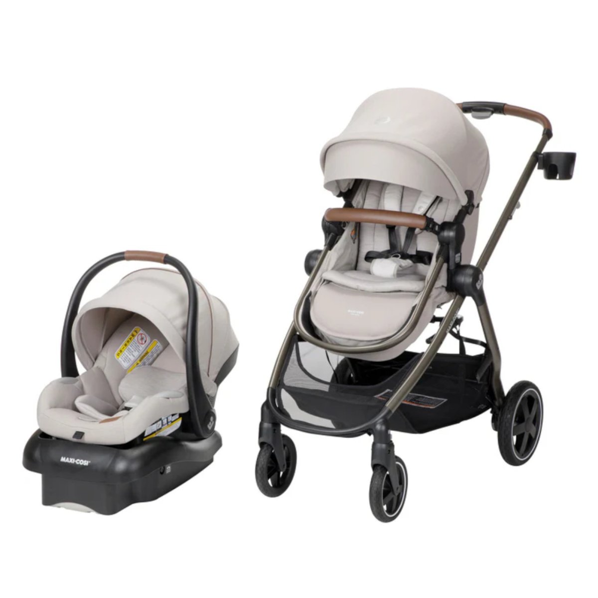 Zelia Luxe 5-in-1 Modular Travel System - New Hope Tan